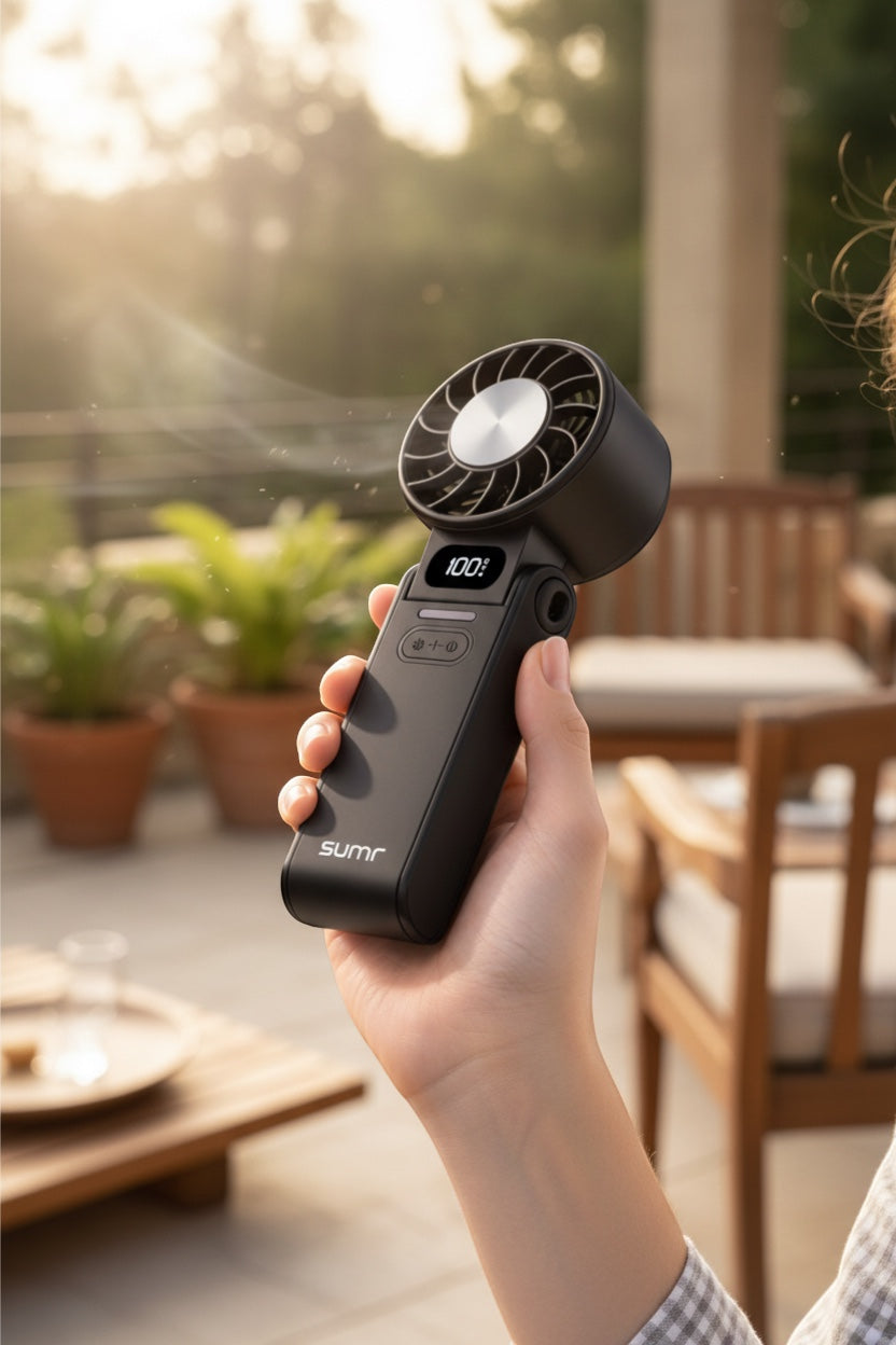 Portable High Speed Cooling Handheld Fan
